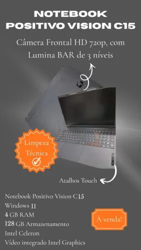 Notebook Positivo Vision C15