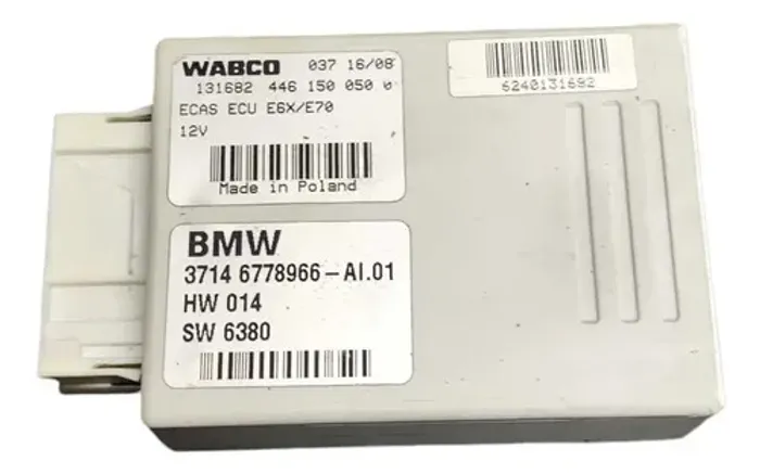 Módulo Central Suspensão 37146778966 Bmw X5 2009 A 2013