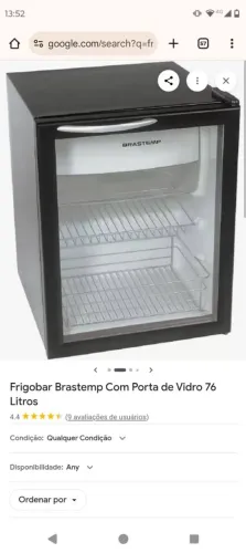 Frigobar Brastemp