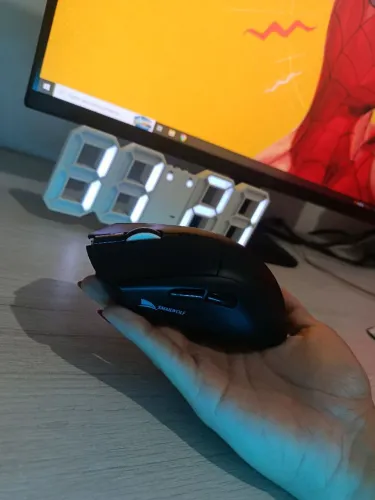 Mouse gamer sem fio smailwolf novo