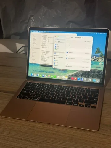 MacBook Air Gold 13? 2020 M1/8GB/250GB - Bateria 97% - 34 Ciclos