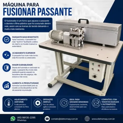 Forno Para Fusionar Passante Beny Maquinas 220V - Revisado