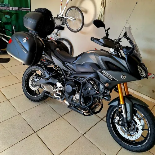 Suporte baú bauleto mala lateral protetor tanque e farol TRACER GT 900 MT09 CB 500 F MT 09