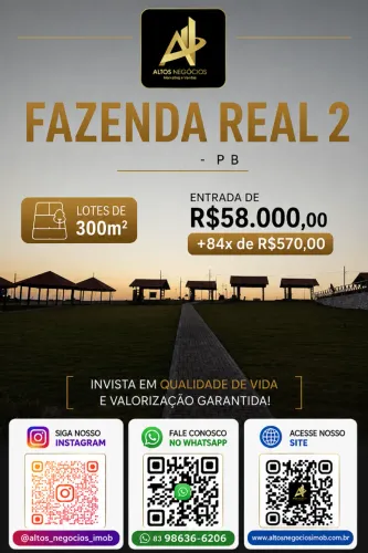 Fazenda Real 2 - Lotes Prontos para Você Investir
