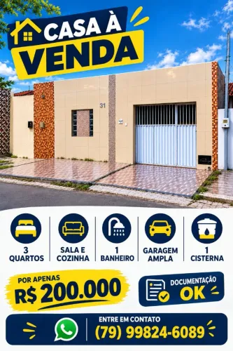 Casa a Venda em Aquidabã