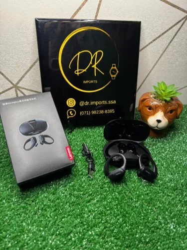 Promoção dia das Crianças Fone de ouvido Lenovo Esportivo Com gancho XT80