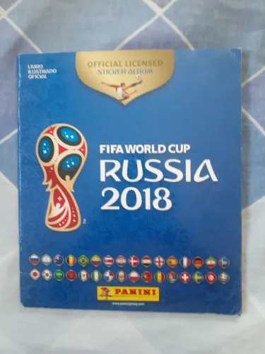 Álbum da Copa 2018 Rússia- Capa Cartão 