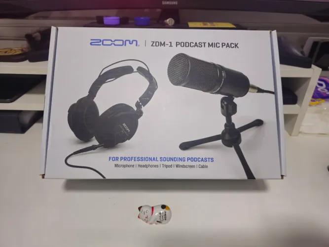 Kit para Podcast ZOOM ZDM-1 | Microfone + Fone | NOVO