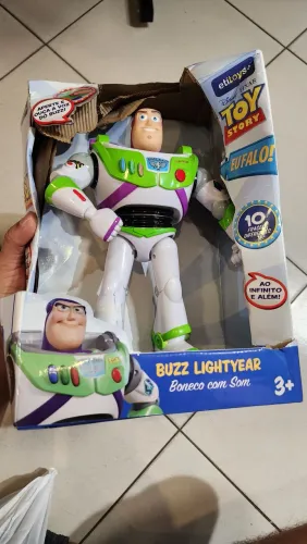 Boneco Articulado - 25 Cm - Disney - Toy Story 4 - Buzz Lightyear com Sons - Toyng