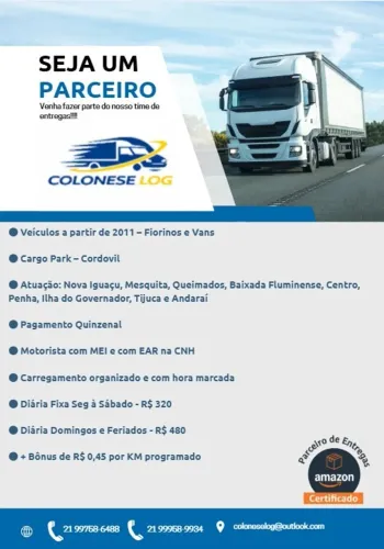 OPORTUNIDADE! Agrega-se FIORINOS e VANS