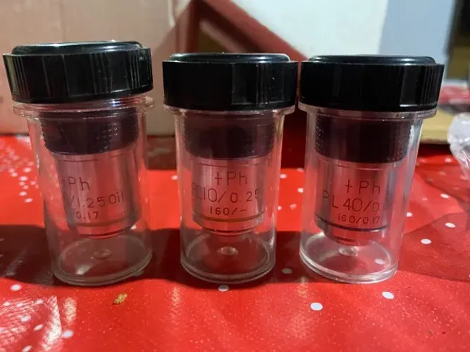 LENTES PARA MICROSCÓPIOS VARIADAS