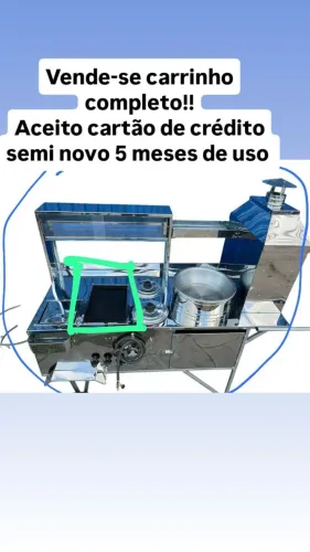 Carro de lanche completo