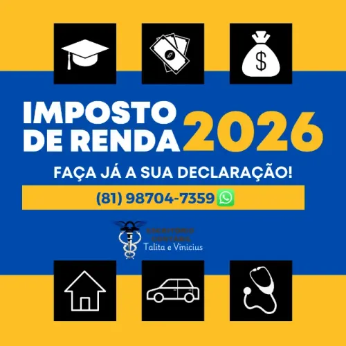 Imposto de Renda 2026 para pessoa física e jurídica 