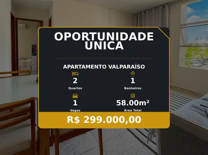 Venha Conhecer Este Apartamento em Valparaíso: Conforto e Praticidade!