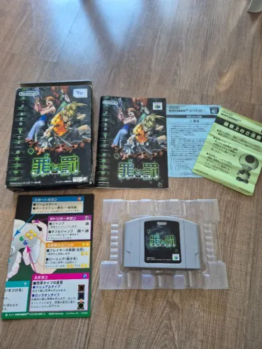 Fita Sin and Punishment de N64 + Caixa Original