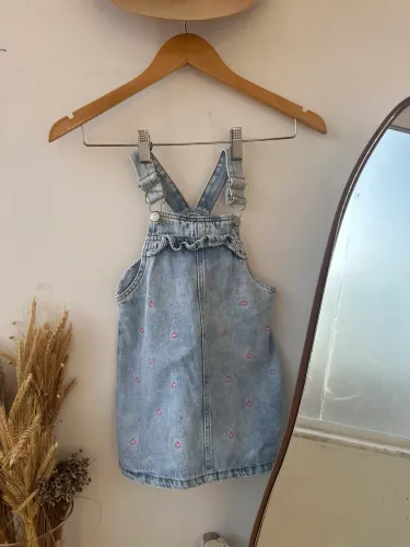 salopete jeans infantil menina da lojas renner tam 2 anos.