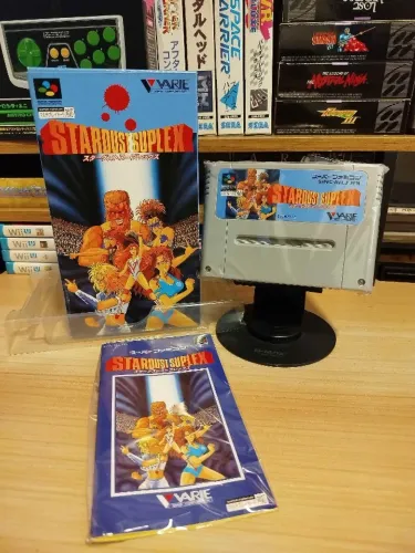 Jogo StarDust Suplex Nintendo super famicom