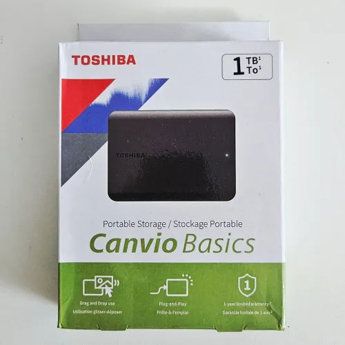 HD Externo 1TB Toshiba [Lacrado]