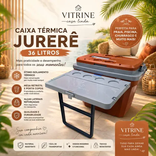 Caixa térmica 36 com suporte