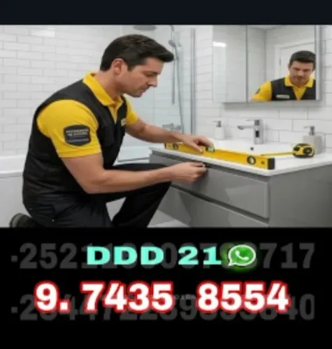 Montador de móveis com experiência em guarda-roupas, armários, closet e cômodas