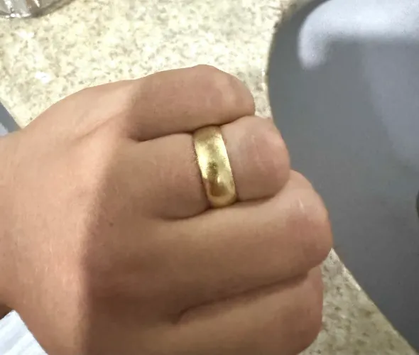 Aliança de ouro 5.1 gramas
