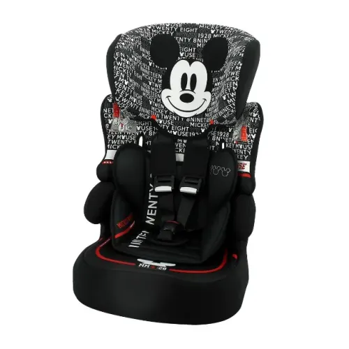 Cadeirinha para Carro Team Tex Disney Kalle Mickey Preto Typo 9 a 36kg