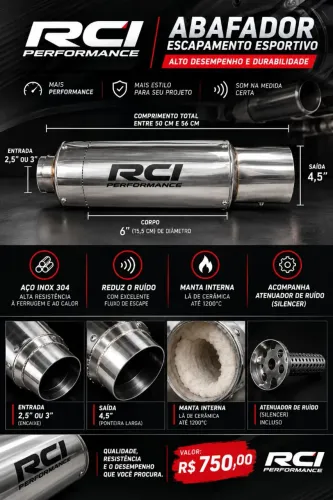 Abafador RCI06 4.5"