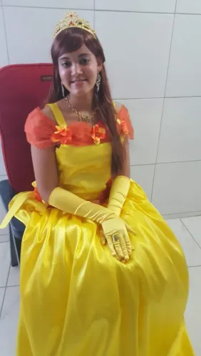 Fantasia de Luxo de Princesa (A Bela e a Fera)