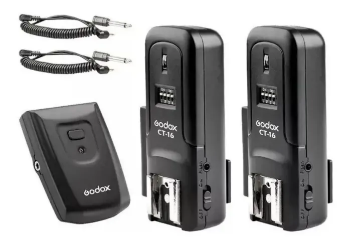 Kit Rádio Flash Godox - 2 Receptores