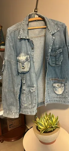 Jaqueta jeans tamanho G