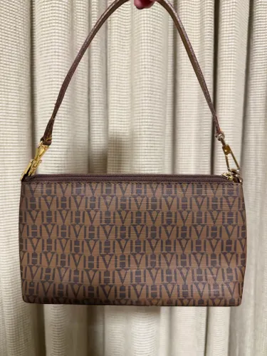 Bolsa Victor Hugo pequena marrom 