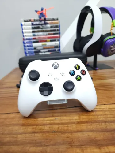 Controle Original Xbox Series Branco sem Drift + Pilhas Novas