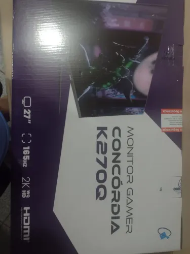 Monitor Gamer Concórdia 27", 2k, WQHD, 165Hz, 1ms, HDMI, DP - K270q