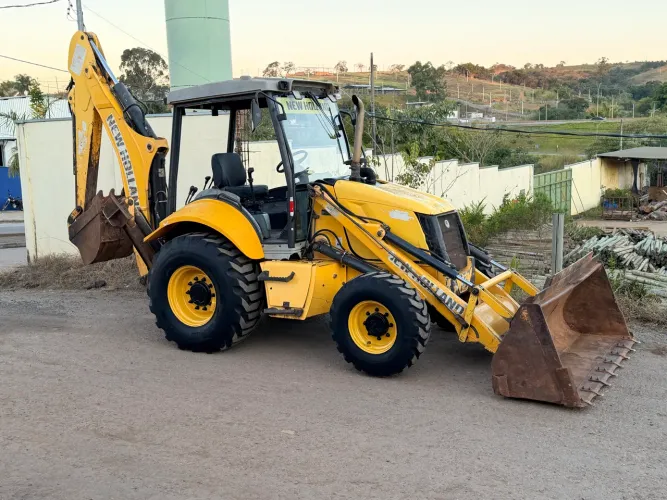 Retroescavadeira new hollan b110