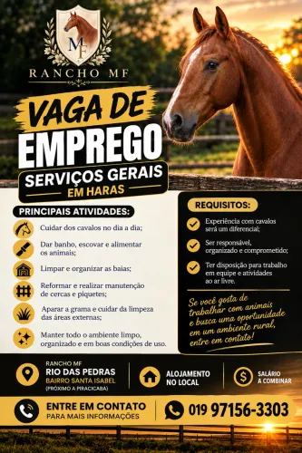 Serviços Gerais haras