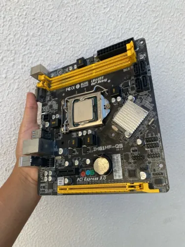 Placa Mãe + Processador 