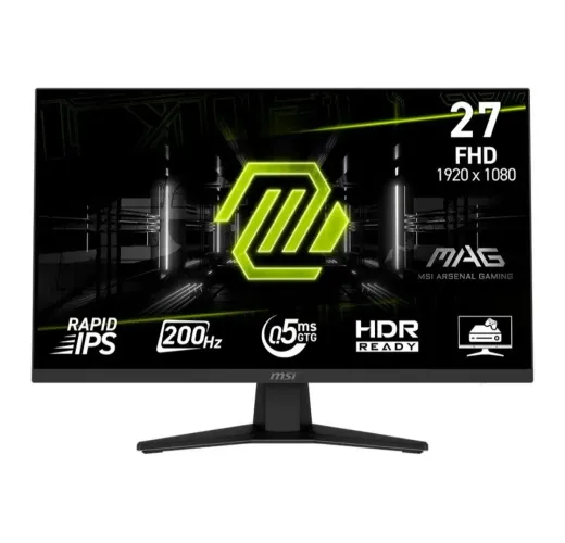 Monitor Gamer MSI MAG 27, Full HD 200Hz, 0.5ms, Rápido IPS