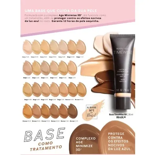 Base Líquida Mary Kay (É PARA ACABAR, SÓ TENHO 03)