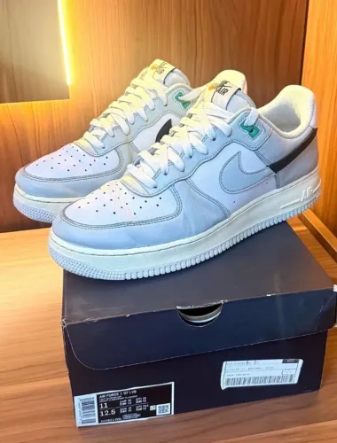 tênis nike air force 1 07 lv8 cinza 43
