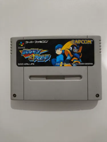 Rockman & Forte (Mega Man & Bass) Super Nintendo SNES SFC Famicom Original