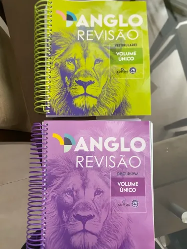 Apostilas ANGLO REVISÃO VESTIBULARES E DISCURSIVAS, zeradas, sem uso nenhum