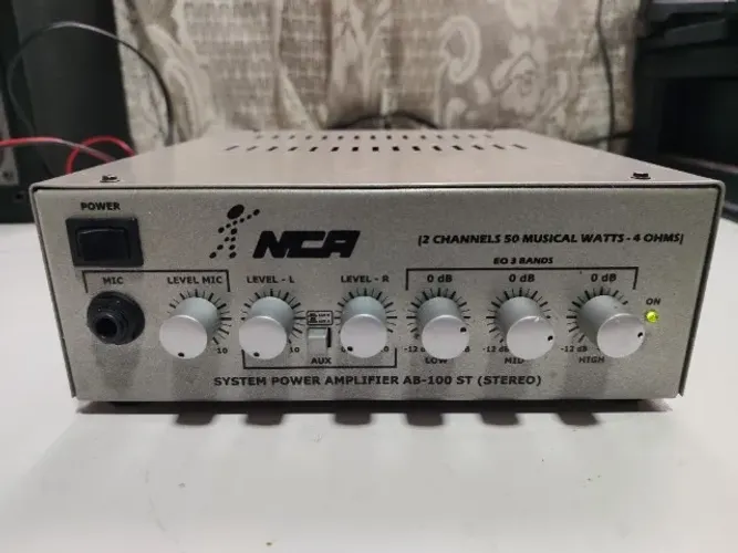 Amplificador Nca Ab-100 St Stéreo Bom Estado Funcionando