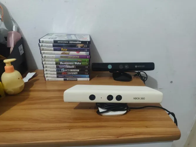 Kinect Xbox 360 + Jogos - Leia a descrição Ac cartão e Olx pay (temos outros jogos)