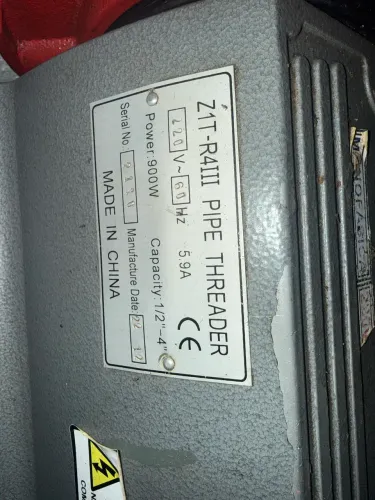Rosqueadeira elétrica 1/4 a 4? bsp merax ZIT-R4