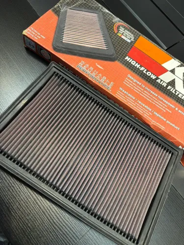 Filtro de ar k&n 33-2384 usado um mês estado de zero