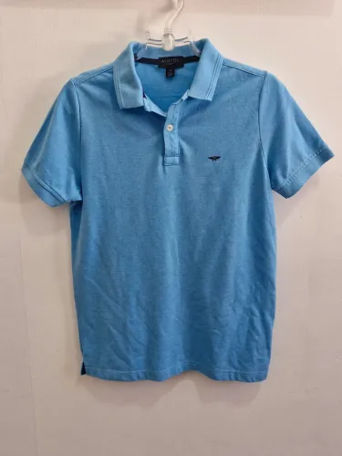 Camisa polo masculina Aviator - azul claro/ciano - original - tam. PP