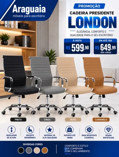 Cadeira Presidente London
