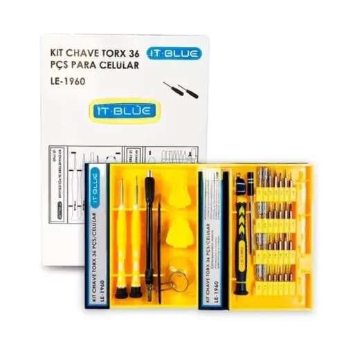 Kit Ferramenta Chave Torx 36 Peças IT-Blue LE-1960