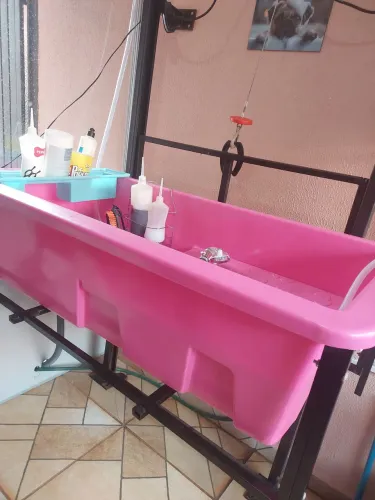 Banheira Pet com elevador