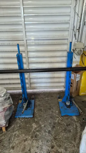 Cavalete hidráulico 1500 kg Desbobinador de bobinas de cabos